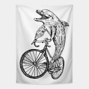 SEEMBO Dolphin Cycling Bicycle Bicycling Riding Biking Bike Tapestry