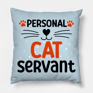 Funny Personal Cat Servant Pillow