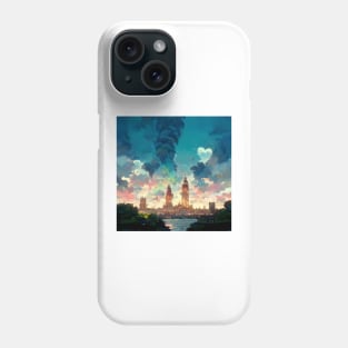 London based colorful painting Phone Case