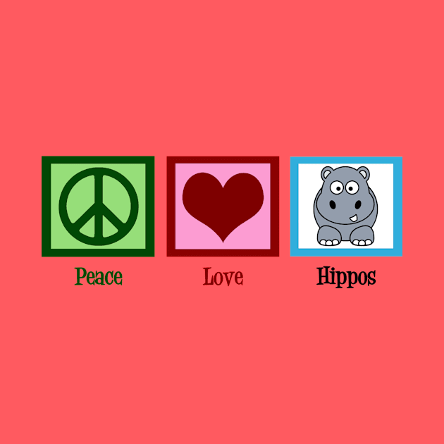 Peace Love Hippos by epiclovedesigns