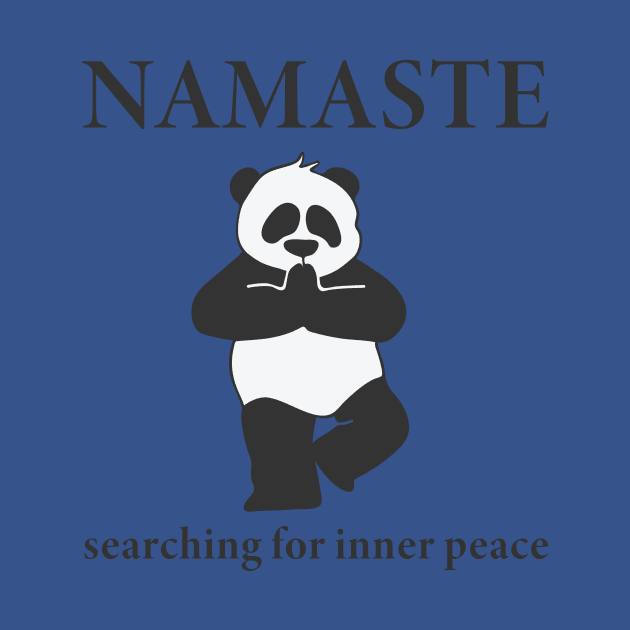 Namaste Yoga Panda by teegear