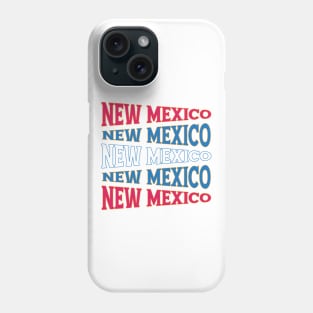 TEXT ART USA NEW MEXICO Phone Case