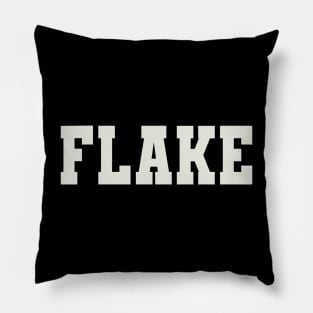 Flake Word Pillow