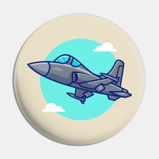 Jet Fighter Airplane Pin