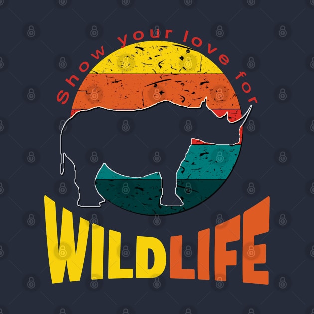 Show your love for wildlife by TeeText