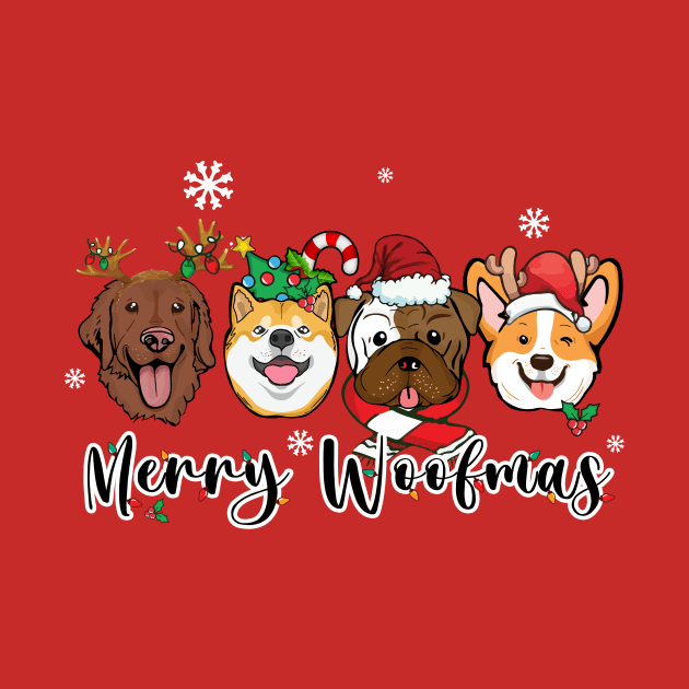 Christmas Dogs Sweatshirt, Happy Dog Year Shirt, Funny Christmas Dog Shirt, Merry Woofmas Shirt, Dog Owner Christmas Gift, Dog Lover Shirt by L3GENDS