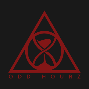 Red logo Odd Hourz Creative T-Shirt