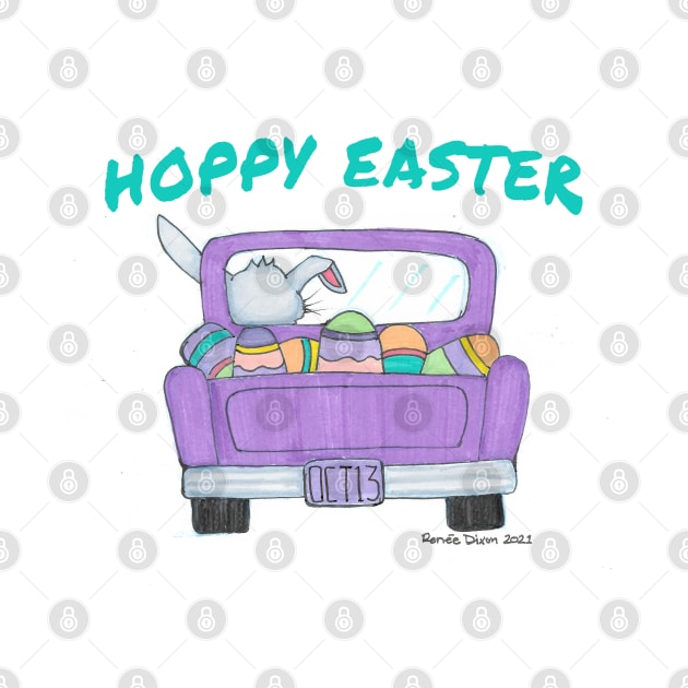 Hoppy Easter by ReneeDixonArt