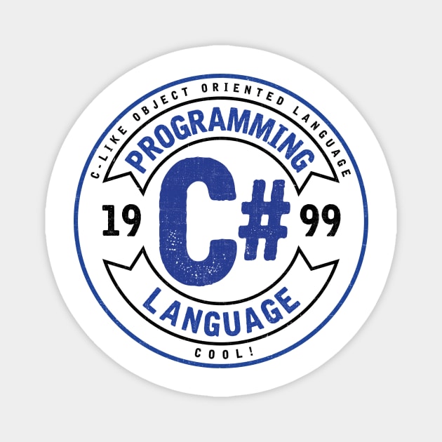 C# Programming Language is COOL! Magnet by DOOSEE