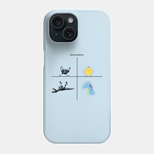 Dinosaur, chicken - Descendants Phone Case