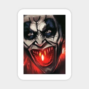 Scary clown horror Magnet