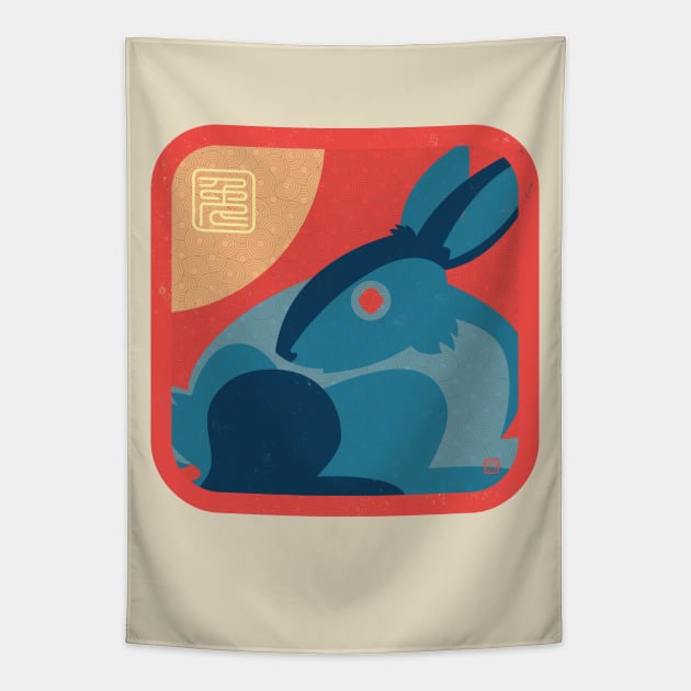 Chinese New Year-Year of the Rabbit Tapestry by DanielLiamGill