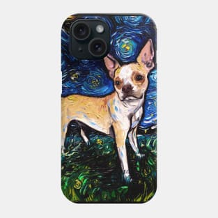 Fawn Boston Terrier Night Phone Case