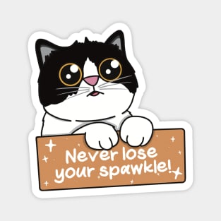 Don't lose your sparkle! Magnet