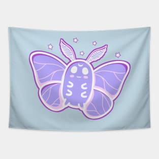 Pastel Cute Kawaii Luna Moth Tapestry