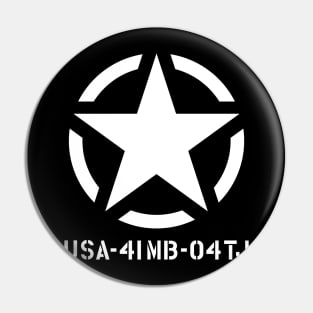 Military Star Pin