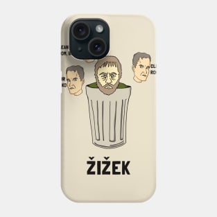 Slavoj Zizek and Jordan Peterson Phone Case