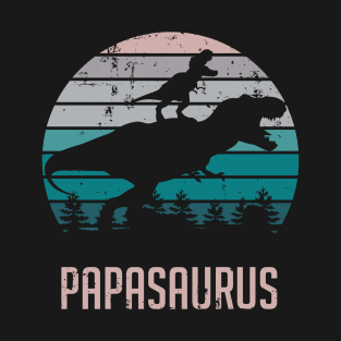 Papasaurus T-Rex Dinosaur T-Shirt