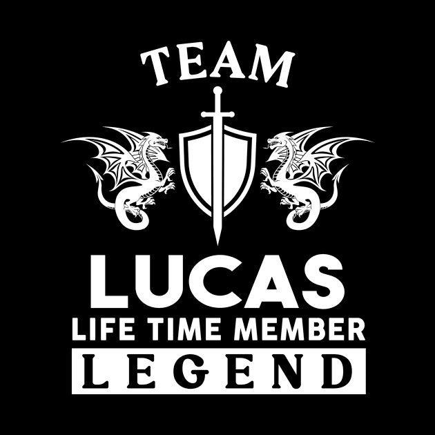 Lucas Name T Shirt - Lucas Life Time Member Legend Gift Item Tee by unendurableslemp118