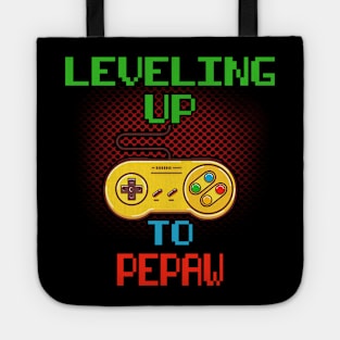 Promoted To Pepaw T-Shirt Unlocked Gamer Leveling Up Tote