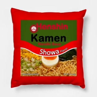 Henshin Transforming Noodle Package Mock-up Pillow