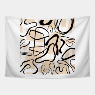 Abstract hand drawing sketch Tapestry