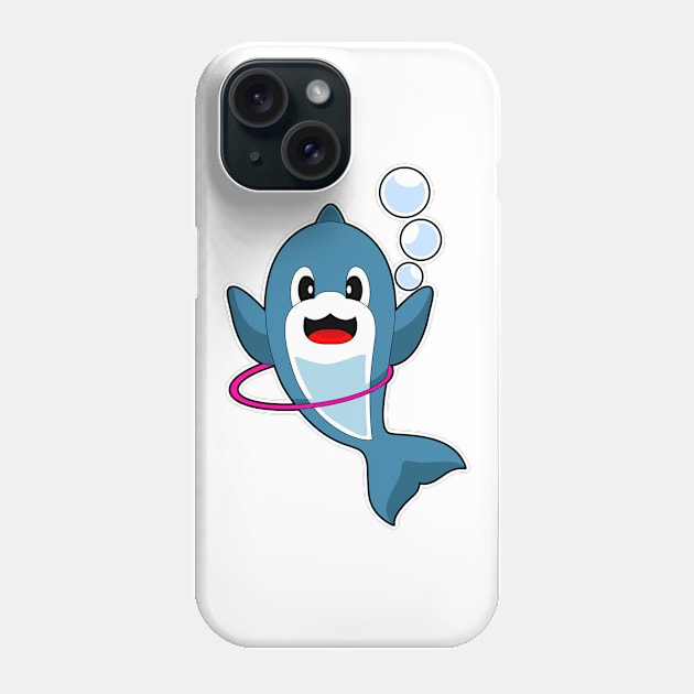 Dolphin Fitness Gymnastics Sports Phone Case by Markus Schnabel