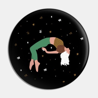 Floating in space Pin