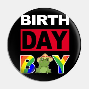 Birth Day Boy Pin