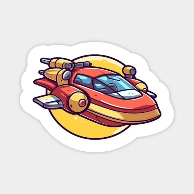 flying car Magnet by UKnowWhoSaid