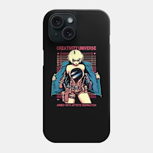 Creativity Universe, armed with artistic inspiration Phone Case