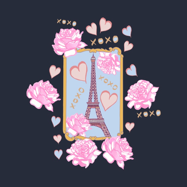 Paris Love xoxo by MitaDreamDesign