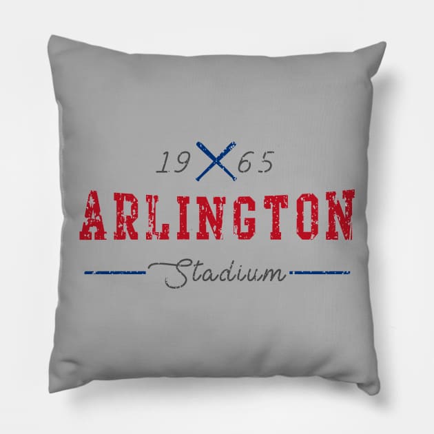 Arlington Stadium Pillow by HomePlateCreative