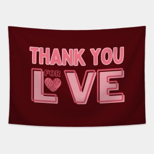 Thank you for your love, Mommy Love and Gifts Tapestry