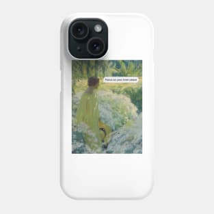 Focus on inner peace Phone Case