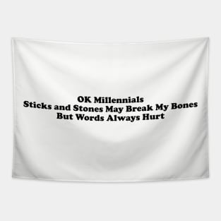 Sticks and stones Tapestry