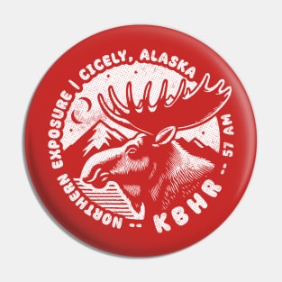 KBHR 57 AM // Northern Exposure Radio Station Pin