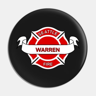 Seattle Fire Department Badge | Station 19 Warren Pin