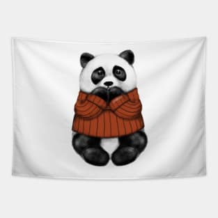 Cute Panda Girl Tapestry