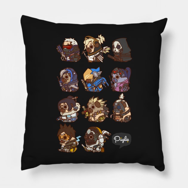 Overwatch Puglie Pillow by Puglie Pug 