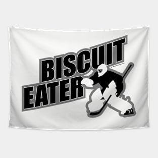 Biscuit Eater - funny hockey goalie Tapestry