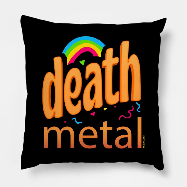 Death Metal Pillow by Frajtgorski