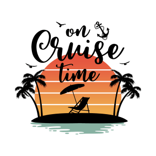 On Cruise Time Vacation Summer T-Shirt