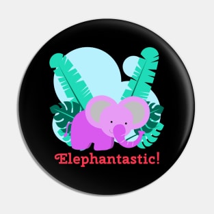 Elephantastic | Cute Kids Pin