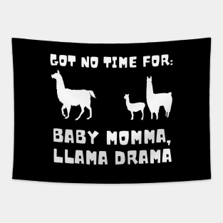 Baby Mama Llama Drama 01a Tapestry