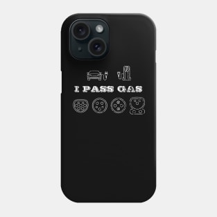 I pass gas - Electric vehicle charger - funny car quote Phone Case