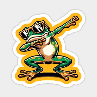 Cool dabbing frog Magnet