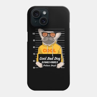 cute dog sunglass police dept Phone Case