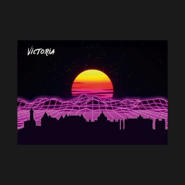 Victoria Outrun Neon Nights by Ferrazi