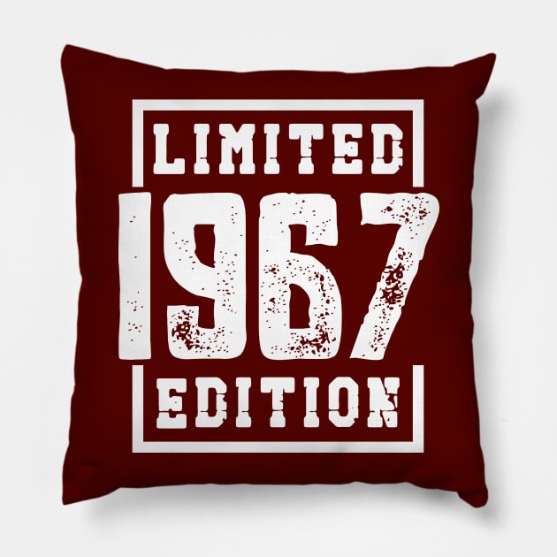 1967 Limited Edition Pillow by colorsplash